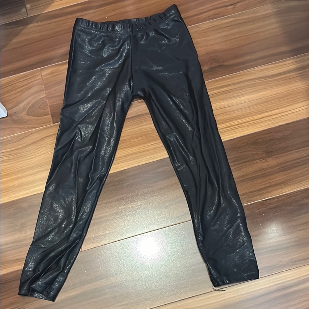 Black Shiny Leggings